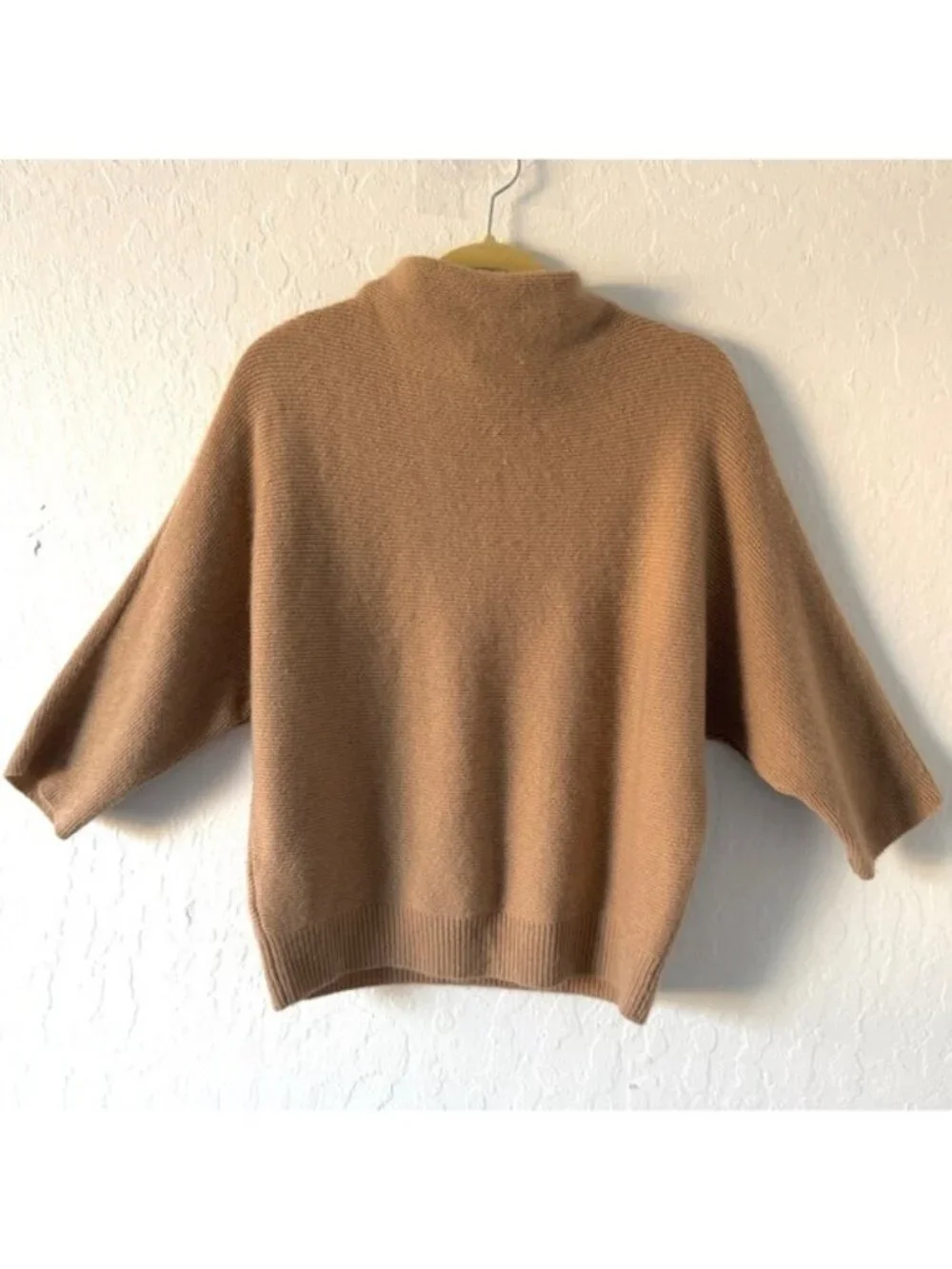 The Reset R Label Funnel Pullover Wool Cashmere Sweater Toffee Medium
